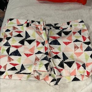 Geometric Patterned Women's Shorts